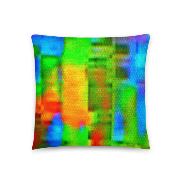 All-Over Print Pillow Rainbow Fabric by Randoma Lux