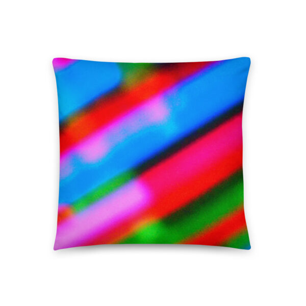 All-Over Print Pillow Banded Blur by Randoma Lux