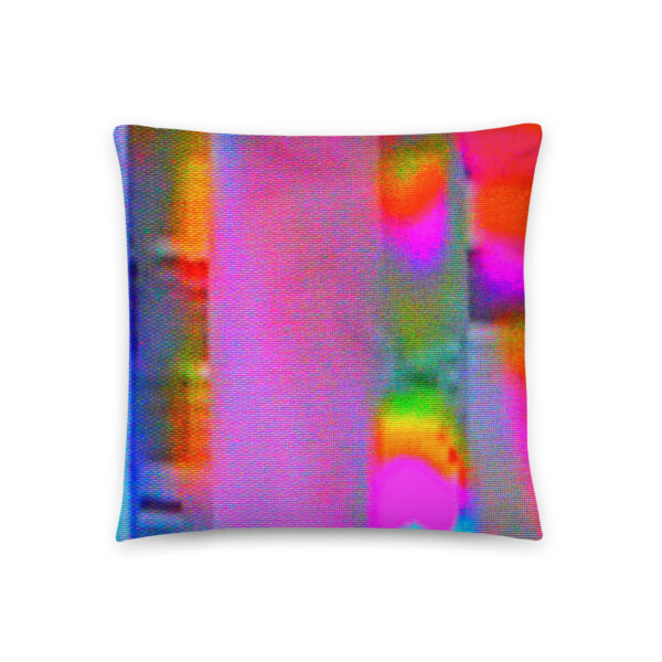 All-Over Print Pillow Cathode Ray by Randoma Lux