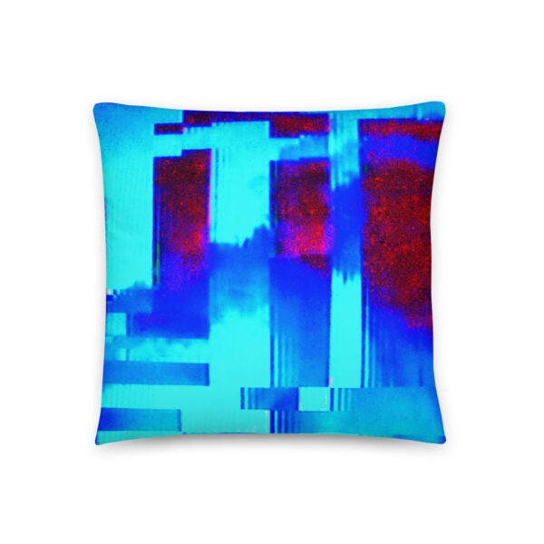 All-Over Print Pillow Blue Raspberry by Randoma Lux