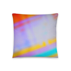 Vaporwave Plume All-Over Print Pillow