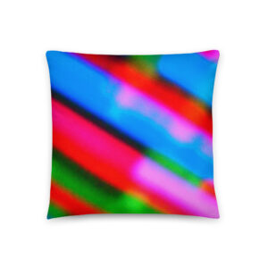 All-Over Print Pillow Banded Blur by Randoma Lux