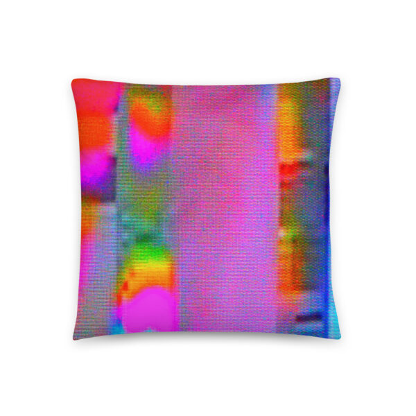 All-Over Print Pillow Cathode Ray by Randoma Lux