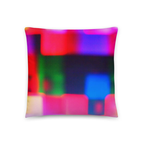 Colorful Convergence All-Over Print Pillow