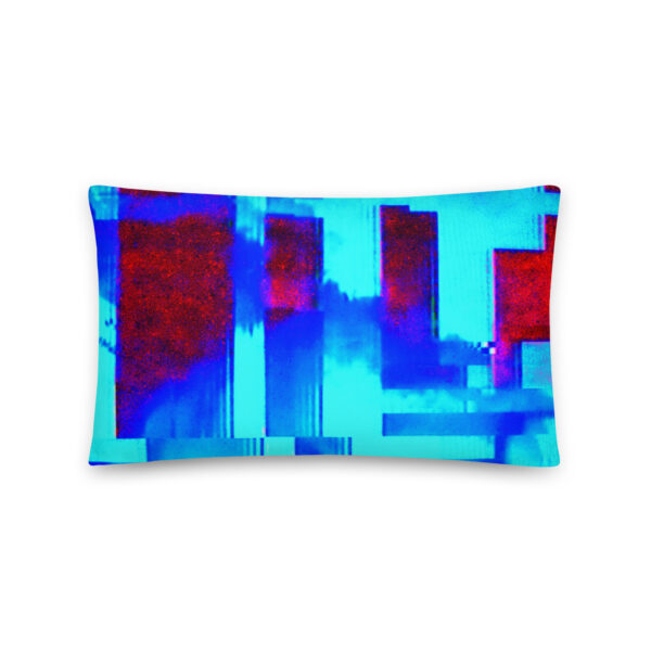 All-Over Print Pillow Blue Raspberry by Randoma Lux