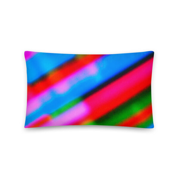 All-Over Print Pillow Banded Blur by Randoma Lux