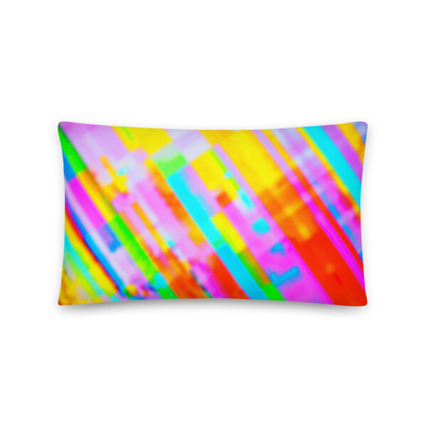 Citrine Stripes All-Over Print Pillow