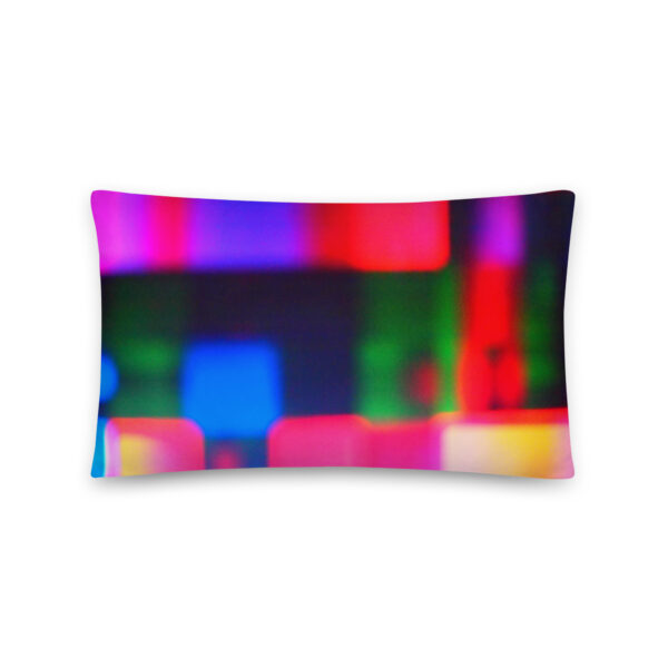 Colorful Convergence All-Over Print Pillow