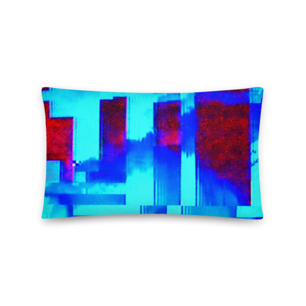 All-Over Print Pillow Blue Raspberry by Randoma Lux