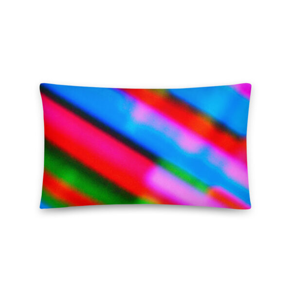 All-Over Print Pillow Banded Blur by Randoma Lux