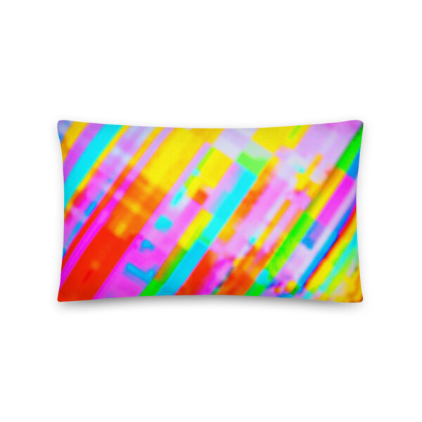 Citrine Stripes All-Over Print Pillow