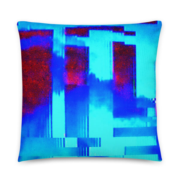 All-Over Print Pillow Blue Raspberry by Randoma Lux