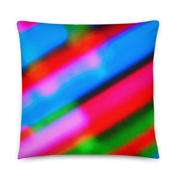 All-Over Print Pillow Banded Blur by Randoma Lux