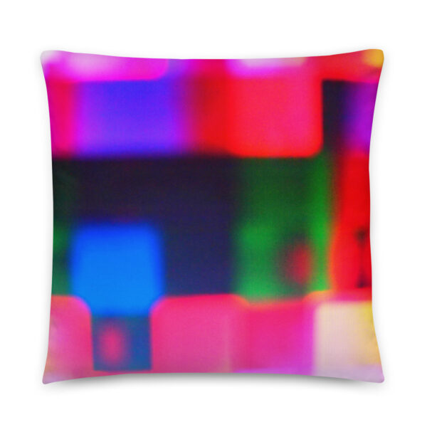 Colorful Convergence All-Over Print Pillow