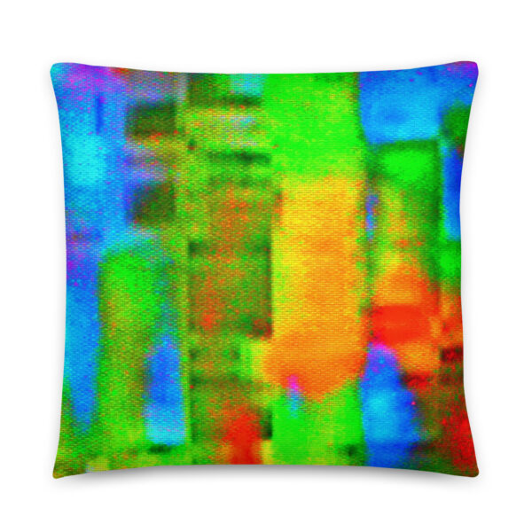 All-Over Print Pillow Rainbow Fabric by Randoma Lux