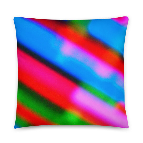 All-Over Print Pillow Banded Blur by Randoma Lux