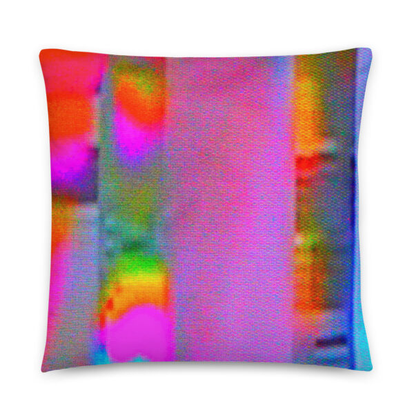 All-Over Print Pillow Cathode Ray by Randoma Lux