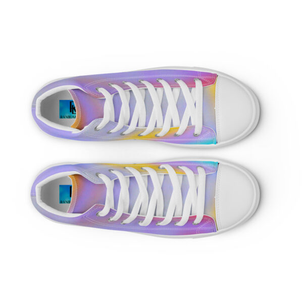 Men’s High Top Canvas Shoes Vaporwave Plume