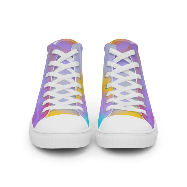 Men’s High Top Canvas Shoes Vaporwave Plume