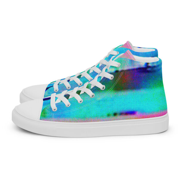 Men's High Top Canvas Shoes Drunk Sunset by Randoma Lux