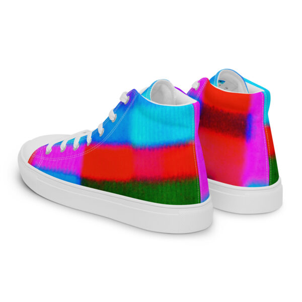 Men's High Top Canvas Shoes Color Technique by Randoma Lux