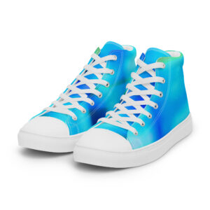 Men’s High Top Canvas Shoes Ocean Man By Randoma Lux