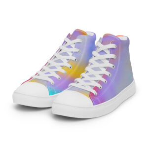 Men’s High Top Canvas Shoes Vaporwave Plume