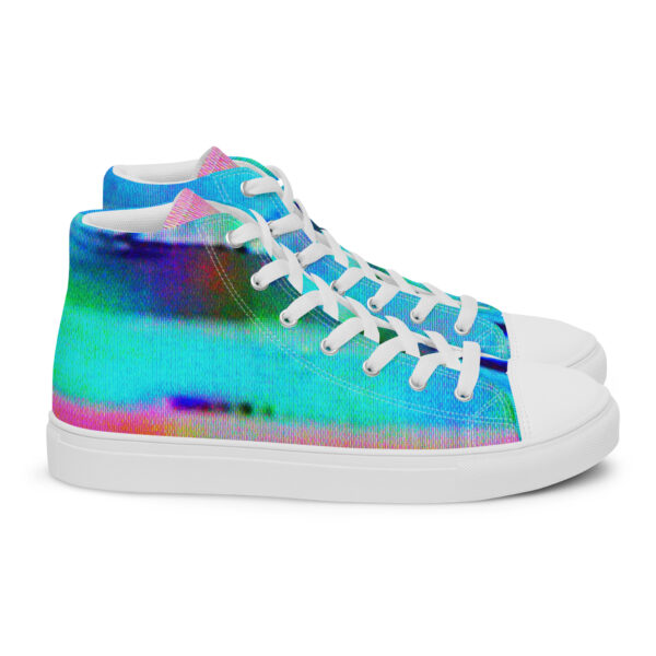 Men's High Top Canvas Shoes Drunk Sunset by Randoma Lux