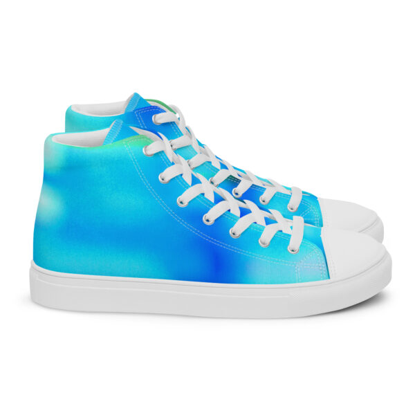 Men’s High Top Canvas Shoes Ocean Man By Randoma Lux