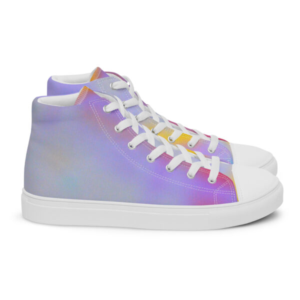 Men’s High Top Canvas Shoes Vaporwave Plume