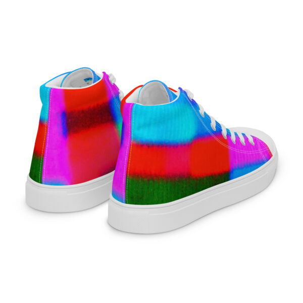 Men's High Top Canvas Shoes Color Technique by Randoma Lux