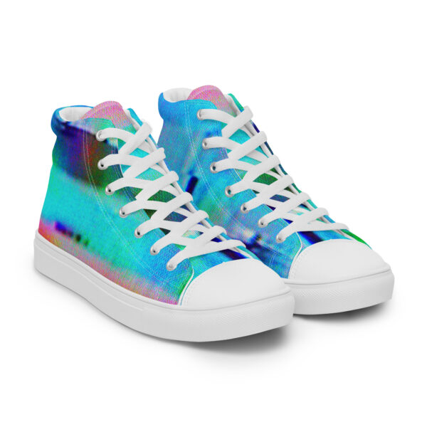 Men's High Top Canvas Shoes Drunk Sunset by Randoma Lux