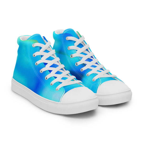 Men’s High Top Canvas Shoes Ocean Man By Randoma Lux