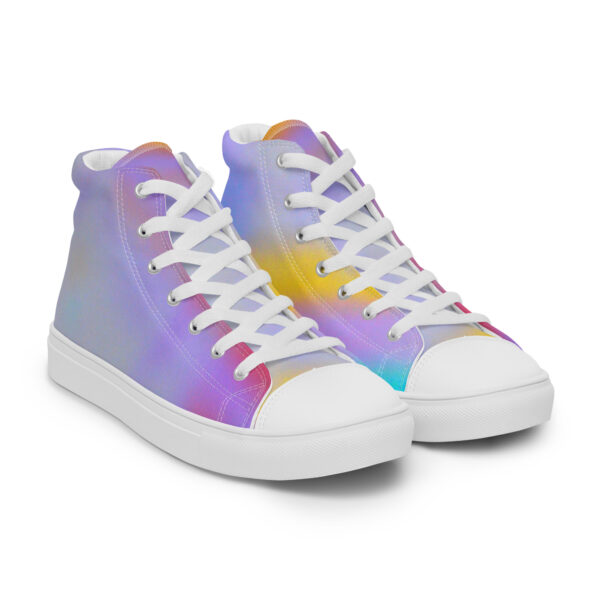 Men’s High Top Canvas Shoes Vaporwave Plume