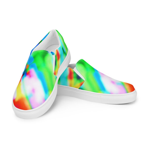 Men's Slip-On Canvas Shoes Lucid Rainbow (alt) by Randoma Lux