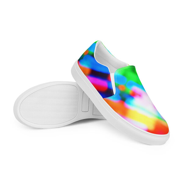 Men's Slip-On Canvas Shoes Lucid Rainbow (alt) by Randoma Lux