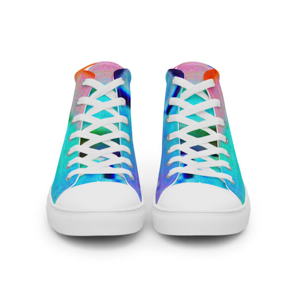 Women's High Top Canvas Shoes Drunk Sunset by Randoma Lux