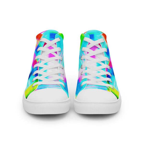 Women's High Top Canvas Shoes Shimmering Matrix by Randoma Lux