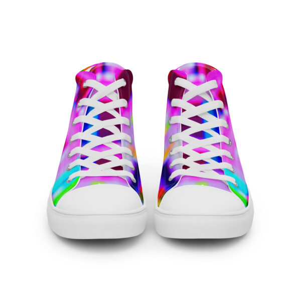 Women's High Top Canvas Shoes Sparkling Circuit by Randoma Lux