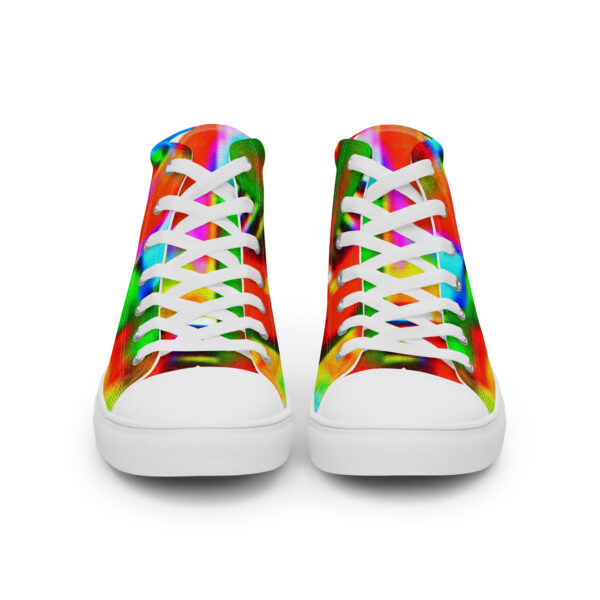 Women's High Top Canvas Shoes Digital Graffiti by Randoma Lux