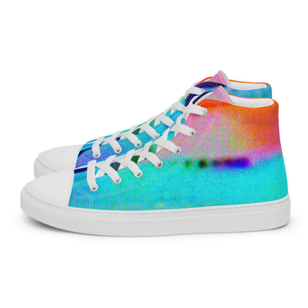 Women's High Top Canvas Shoes Drunk Sunset by Randoma Lux