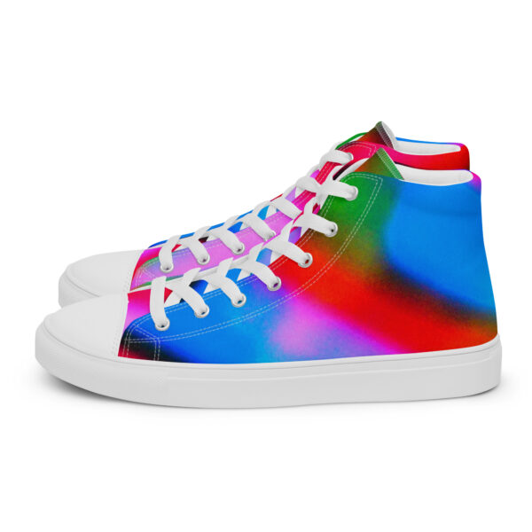 Women's High Top Canvas Shoes Banded Blur by Randoma Lux