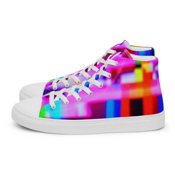 Women's High Top Canvas Shoes Sparkling Circuit by Randoma Lux