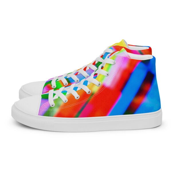 Women's High Top Canvas Shoes Color Cascade by Randoma Lux