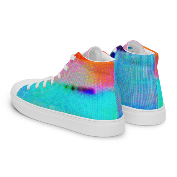 Women's High Top Canvas Shoes Drunk Sunset by Randoma Lux