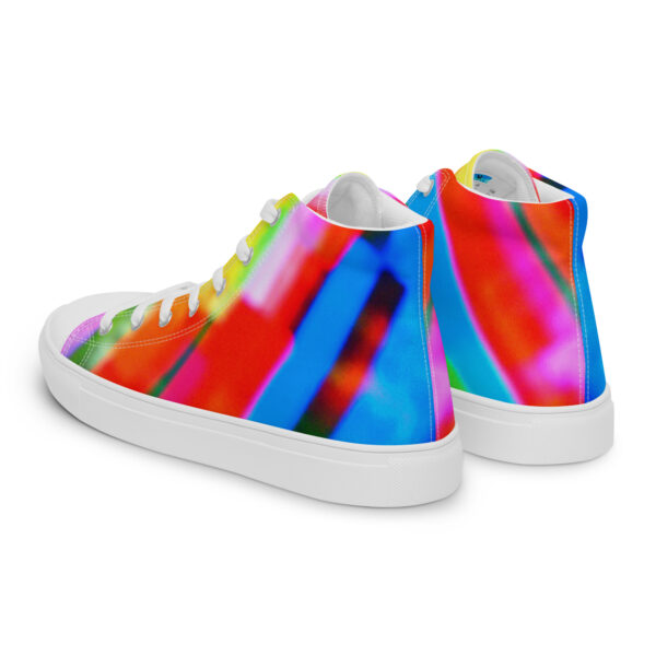 Women's High Top Canvas Shoes Color Cascade by Randoma Lux