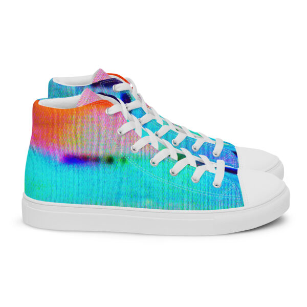 Women's High Top Canvas Shoes Drunk Sunset by Randoma Lux