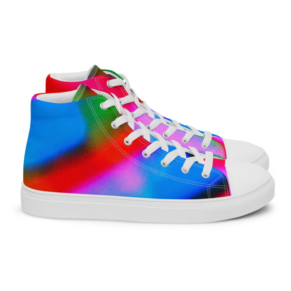 Women's High Top Canvas Shoes Banded Blur by Randoma Lux