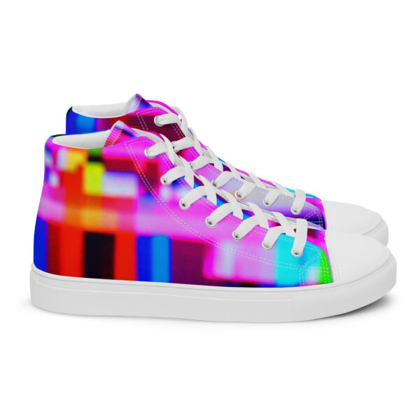 Women's High Top Canvas Shoes Sparkling Circuit by Randoma Lux