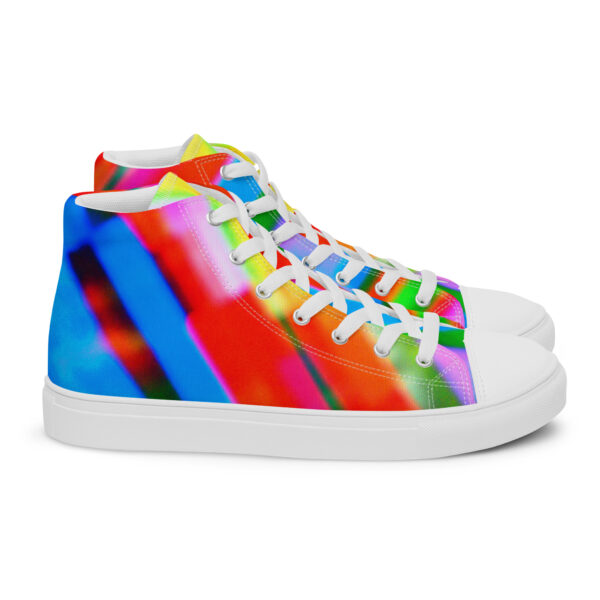 Women's High Top Canvas Shoes Color Cascade by Randoma Lux